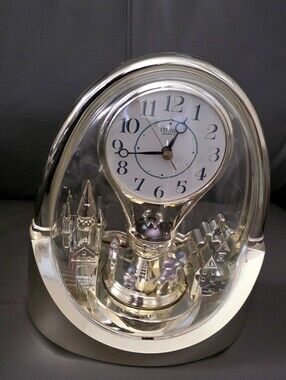 CITIZEN Arched Pendulum Clock Karakuri Clock Rotating Decoration Epcot from JP
